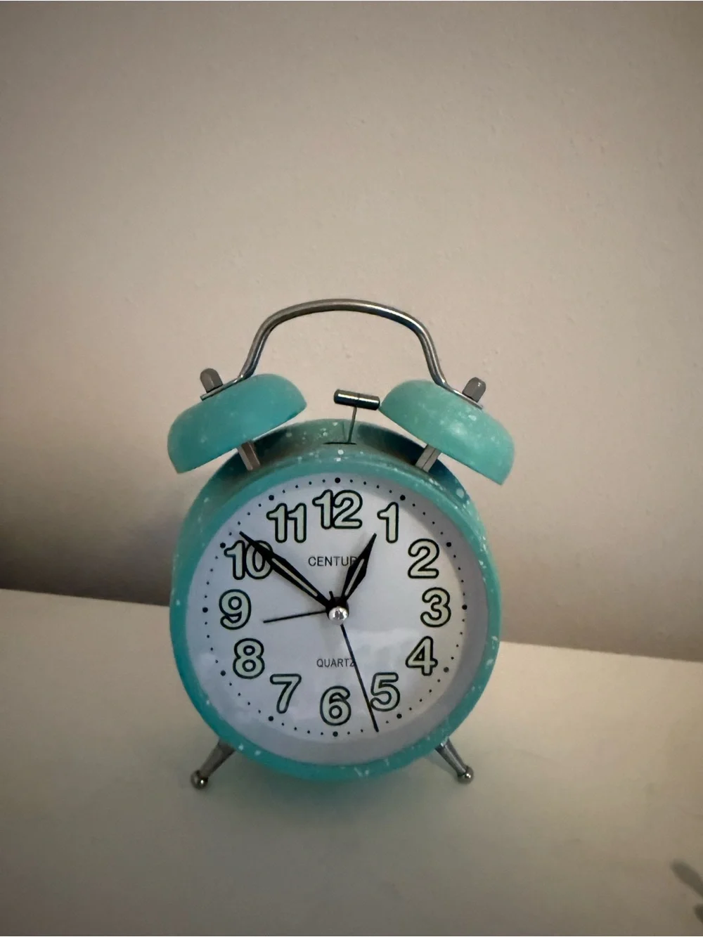 Mint Green Twin Bell Alarm Clock